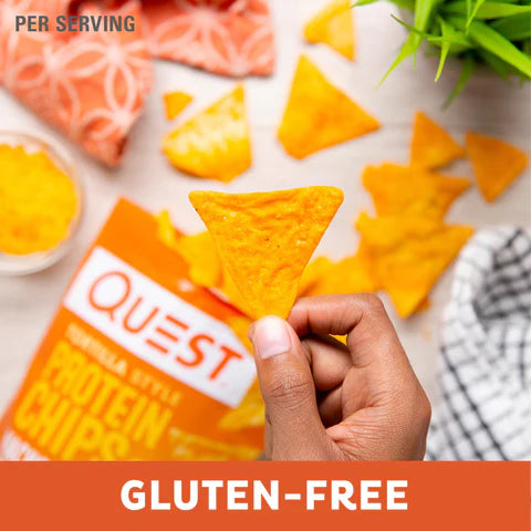 QUEST NACHO CHEESE TORTILLA STYLE PROTEIN CHIPS