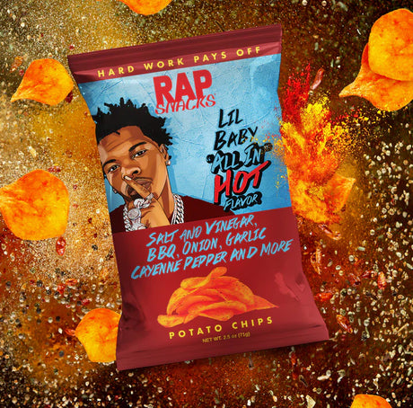 Rap Snacks Lil Baby All In Hot Potato Chips 71g