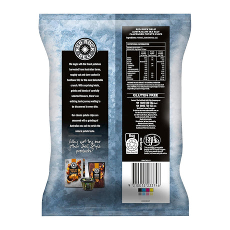 RED ROCK DELI SEA SALT POTATO CHIPS 90g