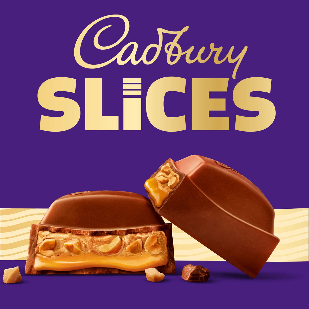 Cadbury Dairy Milk Slices Vanilla Passionfruit 180g